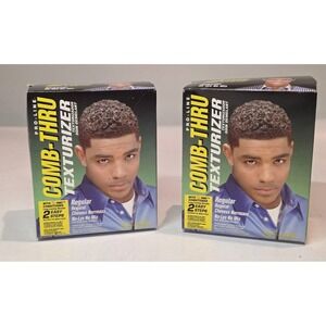 LOT OF 2 PRO-LINE Comb Thru Texturizer Regular Sensitive Scalps No LYE Exp 2029